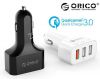 orico-uch-q3-for-qualcomm-quick-charger-3-0-3-ports-usb-car-charger - ảnh nhỏ  1