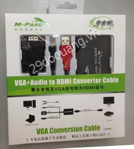 Cáp Chuyển VGA+Audio to HDMI MD008