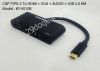 cap-type-c-to-hdmi-vga-audio-usb-2-0-km-ky-v010b-ky-v011s - ảnh nhỏ  1