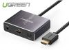 cap-chuyen-doi-hdmi-ra-hdmi-audio-3-5mm-va-spdif-5-1/7-1-ugreen-40281-chinh-hang - ảnh nhỏ  1