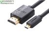 cap-micro-hdmi-to-hdmi-dai-15m-chinh-hang-ugreen-30102-cao-cap - ảnh nhỏ  1