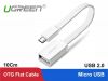 day-cap-micro-usb-otg-2-0-ugreen-10822-10cm-mau-trang - ảnh nhỏ  1