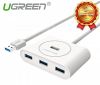 hub-usb-3-0-ugreen-20282-bo-chia-usb-3-0-4-cong-cao-cap-day-dai-50cm-white - ảnh nhỏ  1