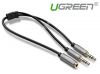 cap-gop-audio-3-5mm-2-vao-1-ra-mic-va-headphone-ugreen-20899 - ảnh nhỏ  1