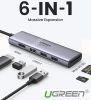 cap-chuyen-usb-type-c-ra-2usb3-0-hdmi-rj45-gigabit-sd-tf-ugreen-20954 - ảnh nhỏ 2