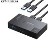 kvm-switch-2-vao-1-cong-usb-3-0-toc-do-5gbps-ugreen-15149-cao-cap - ảnh nhỏ  1