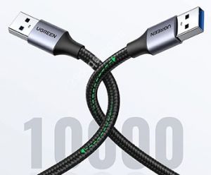 Cáp USB 3.0 Type-A hai đầu dương dài 0.5M chính hãng Ugreen 80789 cao cấp