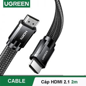Cáp HDMI 2.1 dây dẹp bện 20220 1m , 20228 2m UGREEN HD145